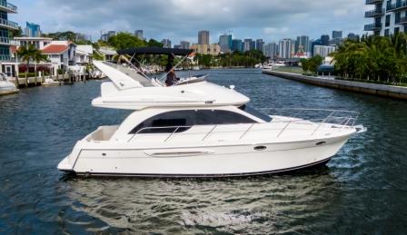MERIDIAN 38 For rent in Miami for tours, parties, events and celebrations.